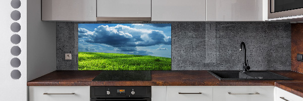 Cooker splashback Storm clouds