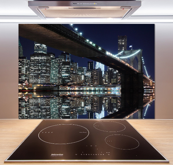 Cooker splashback Brooklyn bridge