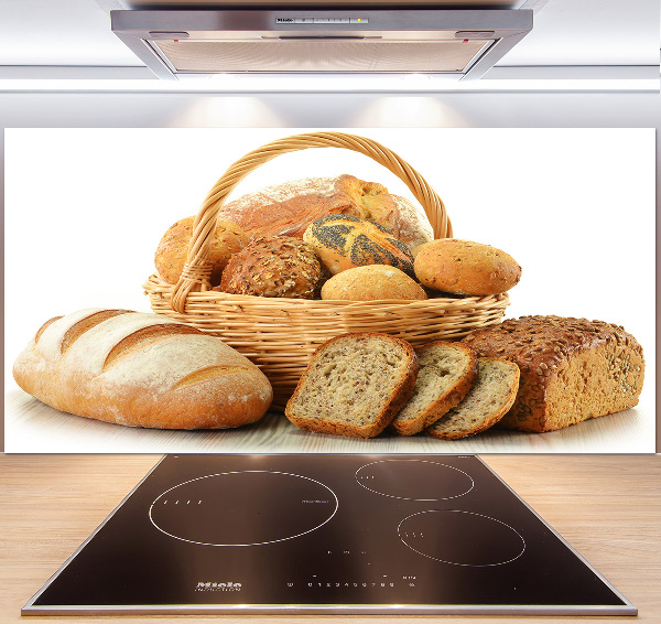 Kitchen splashback Bread in the basket