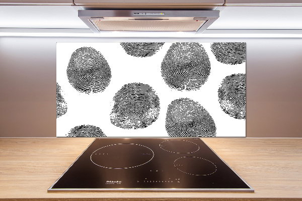 Cooker splashback Fingerprints