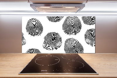 Cooker splashback Fingerprints