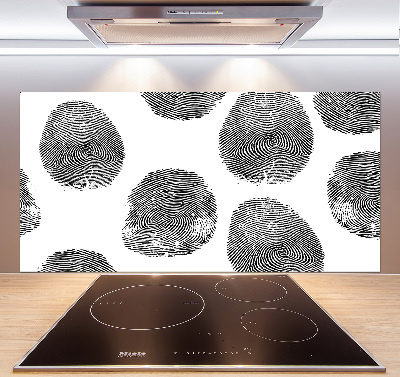 Cooker splashback Fingerprints