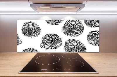 Cooker splashback Fingerprints