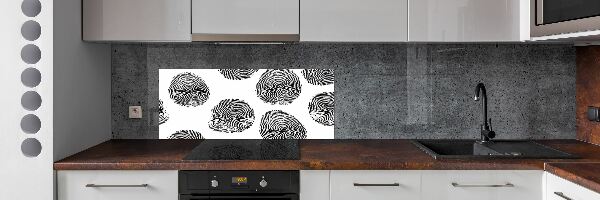 Cooker splashback Fingerprints