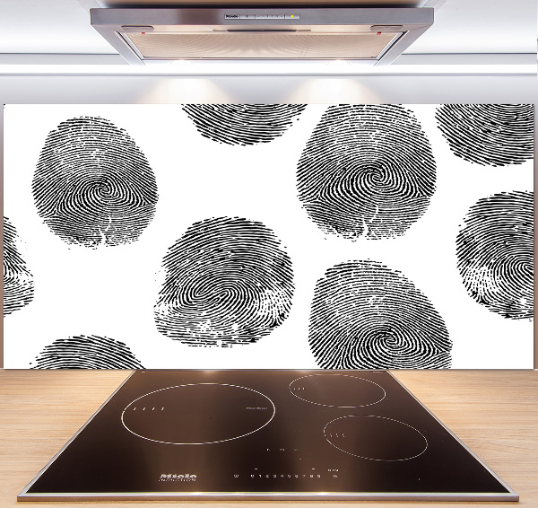 Cooker splashback Fingerprints