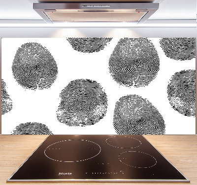 Cooker splashback Fingerprints