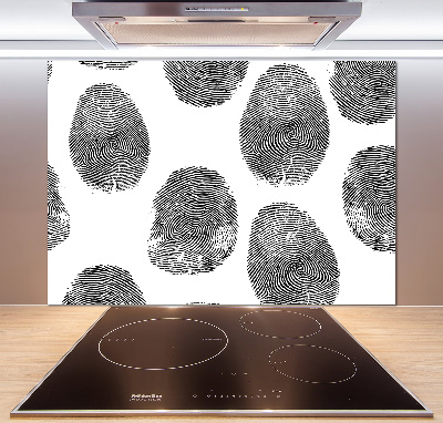 Cooker splashback Fingerprints