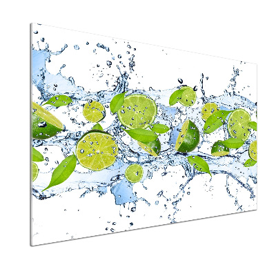 Kitchen splashback Lime and water