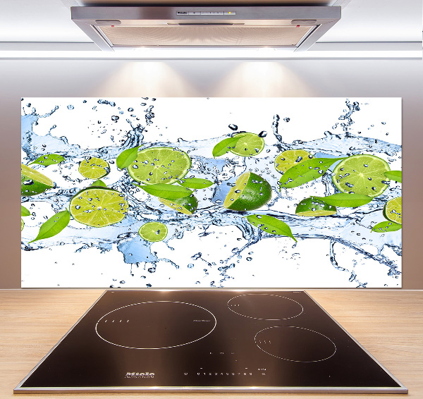 Kitchen splashback Lime and water