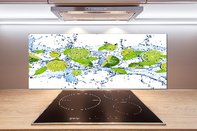 Kitchen splashback Lime and water