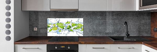 Kitchen splashback Lime and water