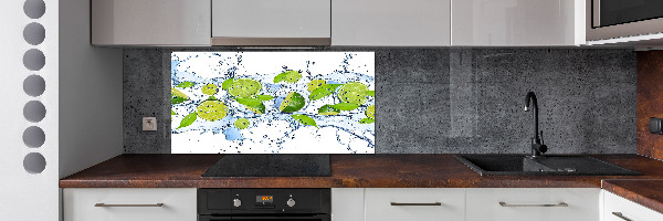 Kitchen splashback Lime and water