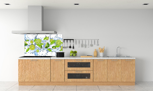 Kitchen splashback Lime and water