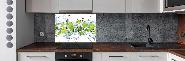 Kitchen splashback Lime and water