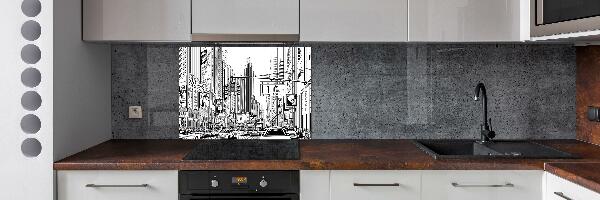 Cooker splashback New York streets