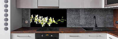 Cooker splashback Orchid