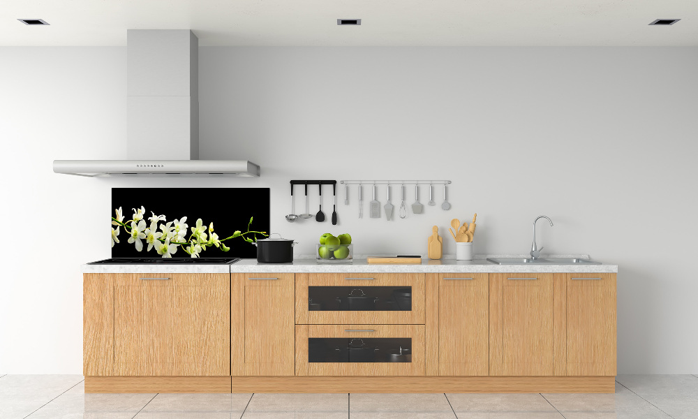 Cooker splashback Orchid