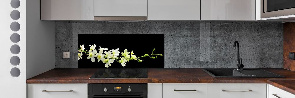 Cooker splashback Orchid