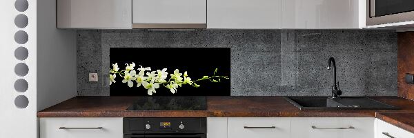 Cooker splashback Orchid