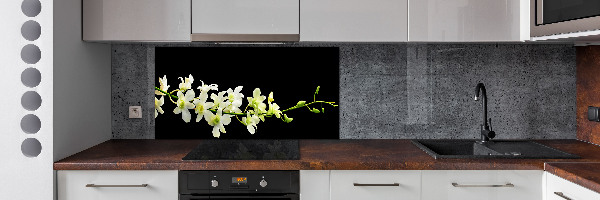 Cooker splashback Orchid