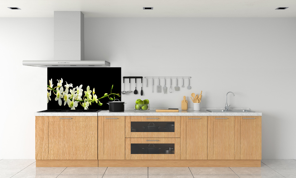 Cooker splashback Orchid