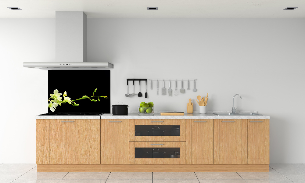 Cooker splashback Orchid