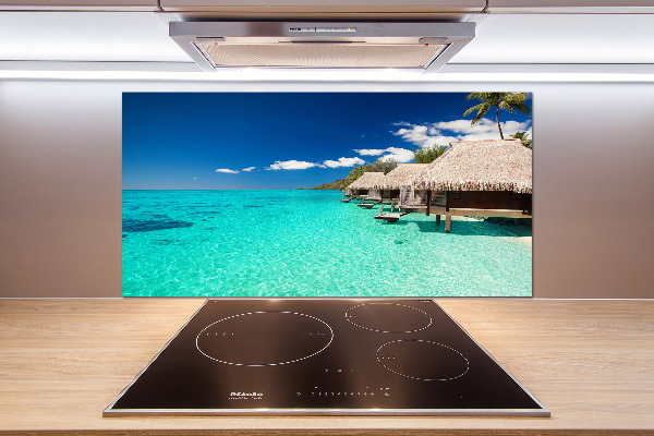 Cooker splashback Bungalowy by the water