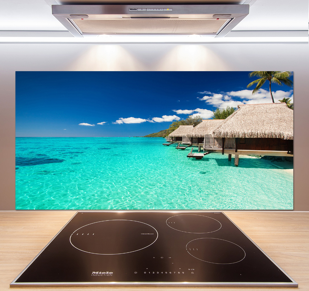 Cooker splashback Bungalowy by the water