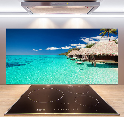 Cooker splashback Bungalowy by the water