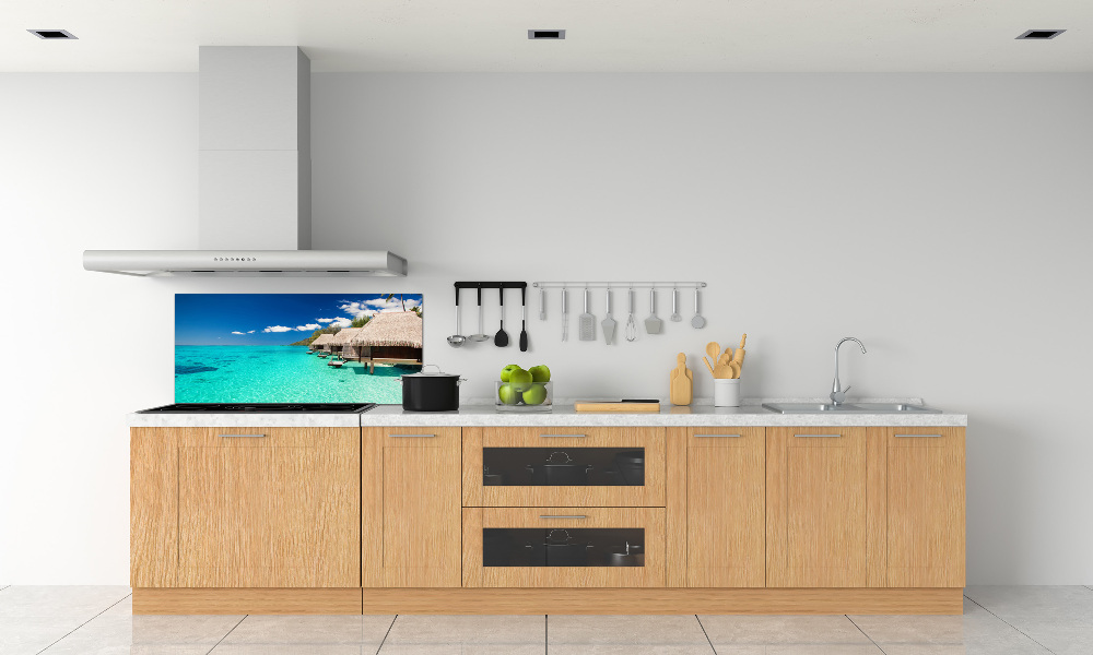 Cooker splashback Bungalowy by the water