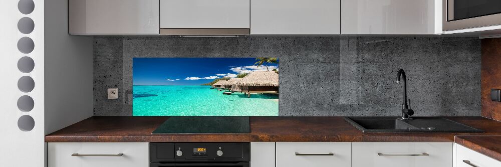 Cooker splashback Bungalowy by the water