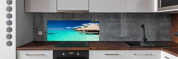 Cooker splashback Bungalowy by the water