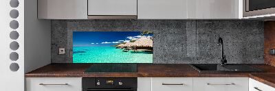 Cooker splashback Bungalowy by the water