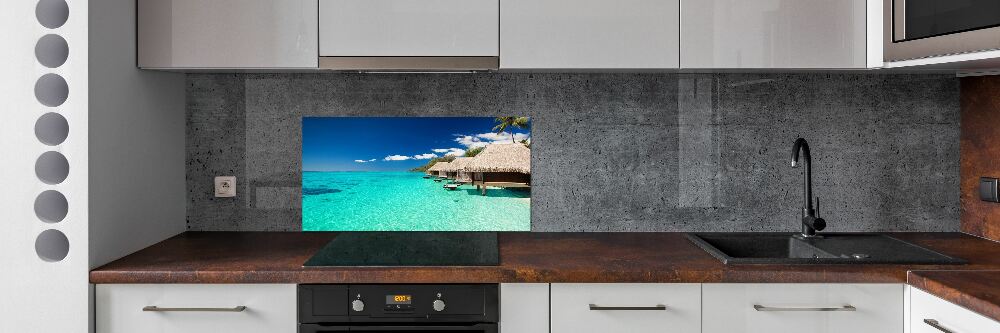 Cooker splashback Bungalowy by the water