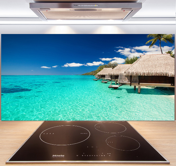 Cooker splashback Bungalowy by the water