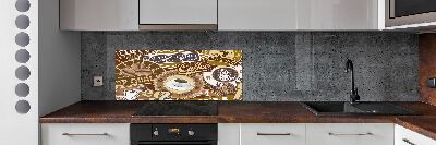 Cooker splashback Coffeehouse