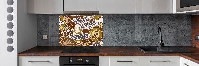 Cooker splashback Coffeehouse