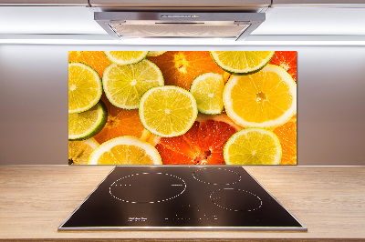 Cooker splashback Citrus fruits