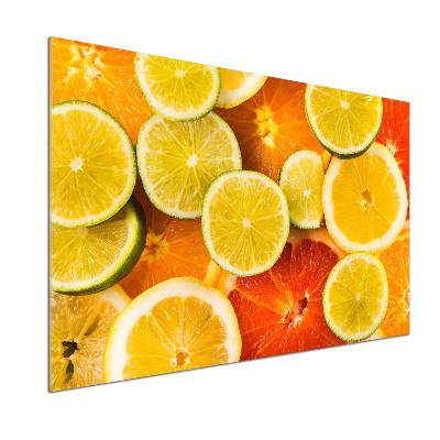 Cooker splashback Citrus fruits