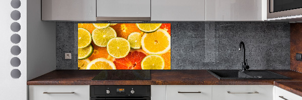 Cooker splashback Citrus fruits