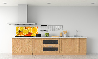 Cooker splashback Citrus fruits