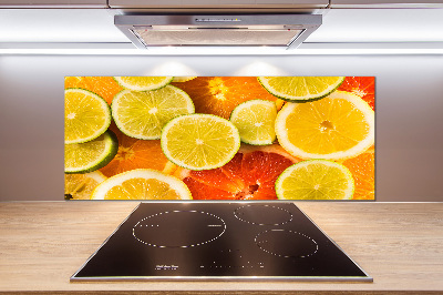 Cooker splashback Citrus fruits