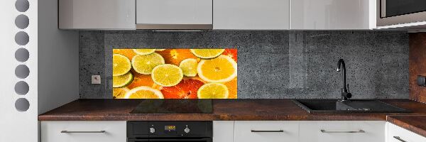 Cooker splashback Citrus fruits