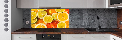 Cooker splashback Citrus fruits