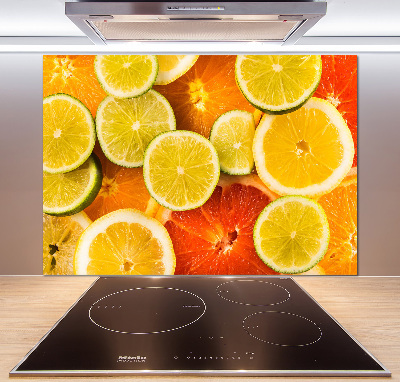 Cooker splashback Citrus fruits