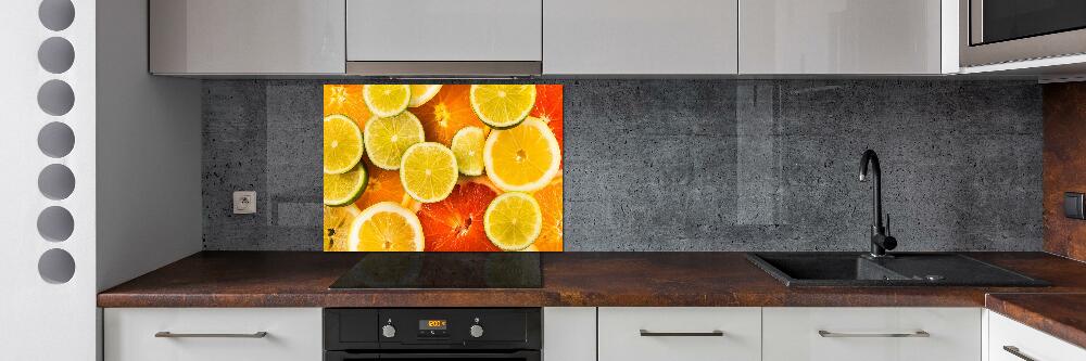 Cooker splashback Citrus fruits