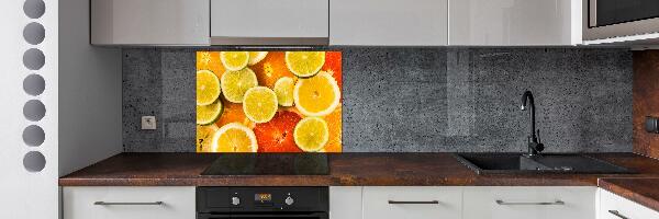 Cooker splashback Citrus fruits