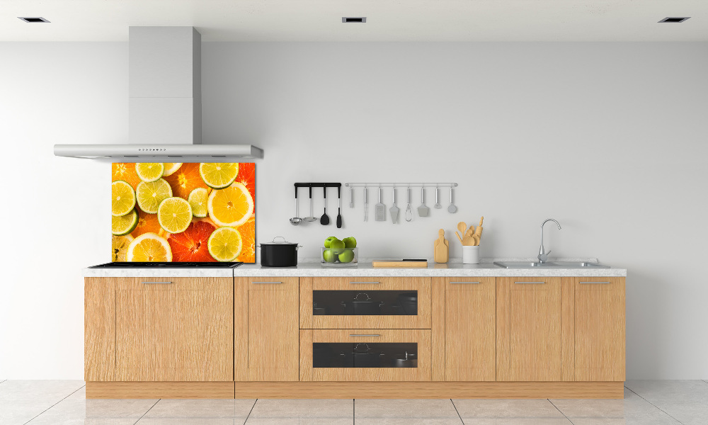 Cooker splashback Citrus fruits