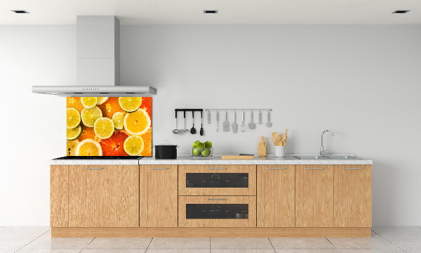 Cooker splashback Citrus fruits