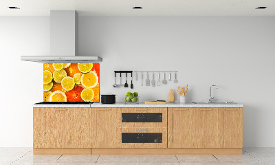 Cooker splashback Citrus fruits